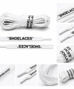 Sznurówki OFF White Laces Biało-czarne