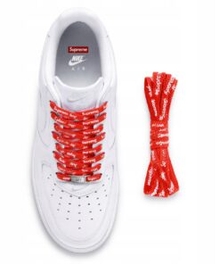 2x Nike sznurówki czerwony o długości 140 cm Air Force 1 Dunk